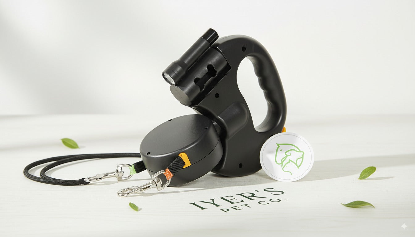 Zenpawsclub-Dual Retractable Dog Leash