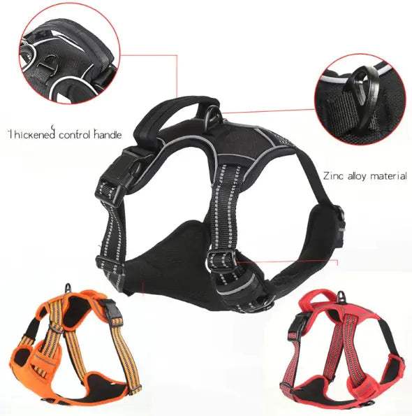 Reflective Dog Harness | Durable & Safe No-Pull Vest